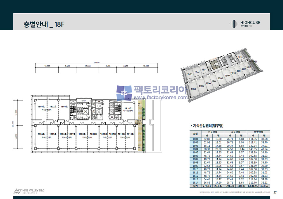 하이큐브 구로 지식산업센터 분양