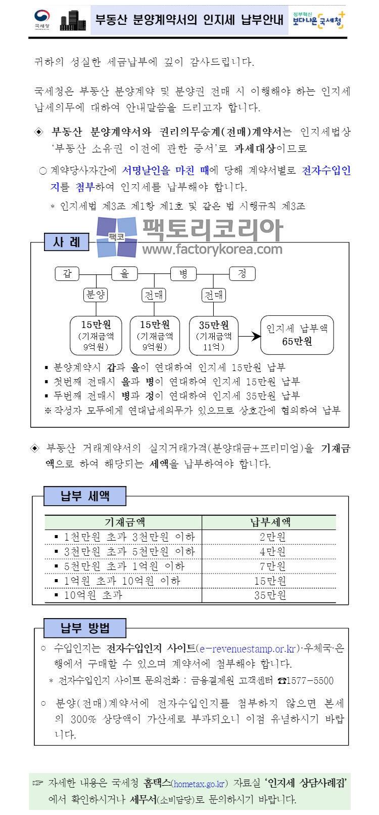 인지세납부안내